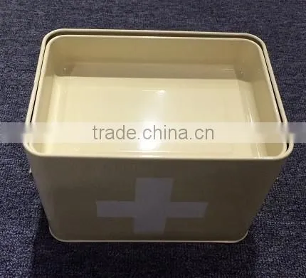 Pill Box(White Cross and 2 Tiers),MSO-162 photo-4