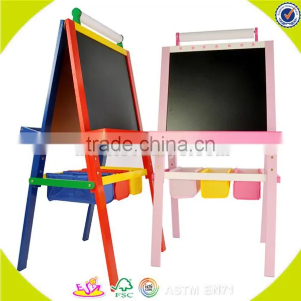 Wholesale Top Sale Wooden Easel Toys ,Cheap Baby Wooden Easel Toys, Best Quality Children Wooden Kids Easel Toys W12B049B photo-6