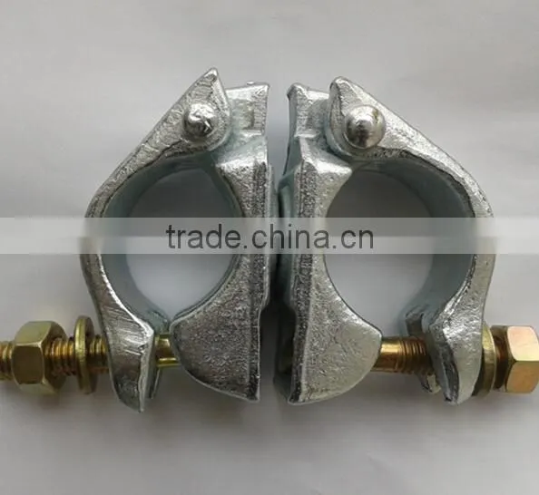 Scaffolding swivel wedge quick coupler for construction