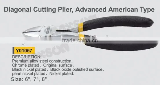 Professional Dipped PVC Handle Diagonal Cutting Pliers photo-3