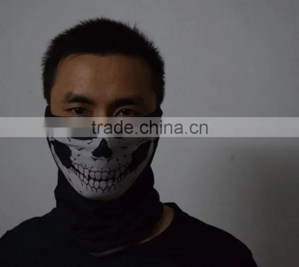 Cheap Cycling Black Skull Bandanas Mask photo-2