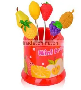 Cheap Birdie Fruit Fork Stainless Steel Fruit Fork With Holder photo-2