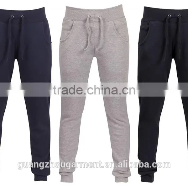 Casual Wholesale Custom Men's Cotton Blank Training Running Track Thick Sweatpants Jogger Sports Pants in 2015 Winter/autumn photo-6