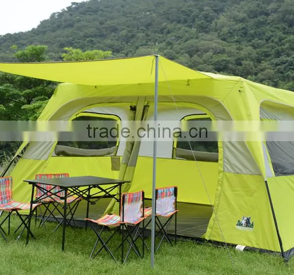 T26 Double Awning Oxford Fabric Party Decoration Big Camping Tent for Sale photo-2