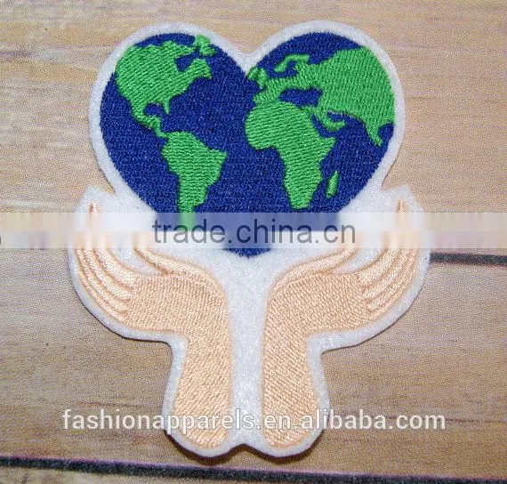 Custom High Quality Embroidered Small Patch for Clothes Embroidery Patch Made in China Choose Size/color photo-4
