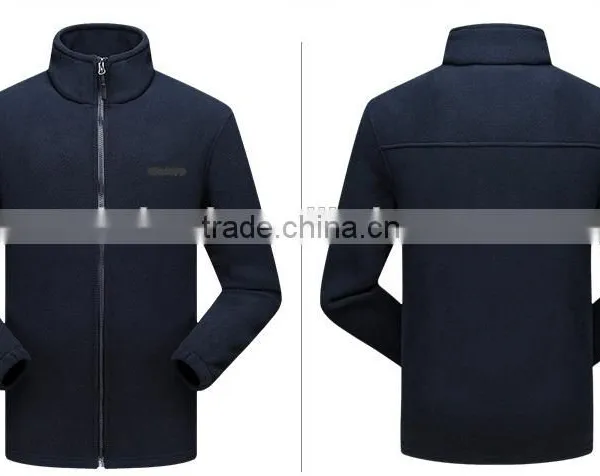 Wholesale OEM Man Polar Fleece Jacket Winter Jacket 100% Polyester photo-3