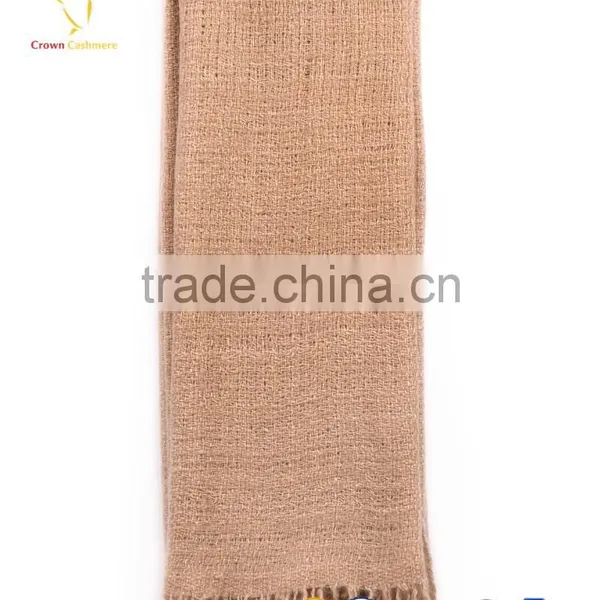 Pure Mongolian Cashmere Plaid Blanket Fringe Scarf And Shawl photo-2