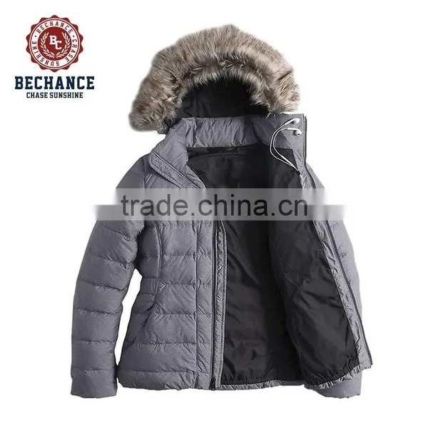 Women Down & Feather Winter Jacket With Fur photo-2