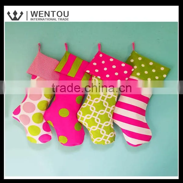 Wholesale Cheap Stock Personalised Canvas Christmas Stocking photo-5