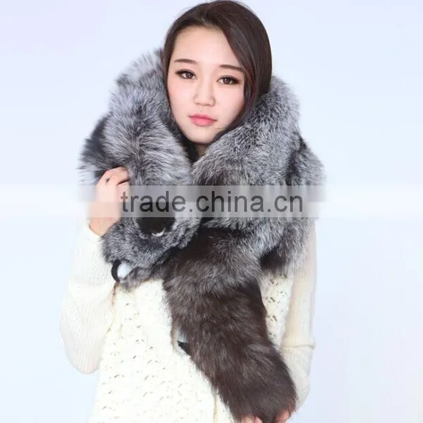 Noble and Match for Fox Fur Garment /Fox Fur Scarf/Wholesale And Retail Shawl