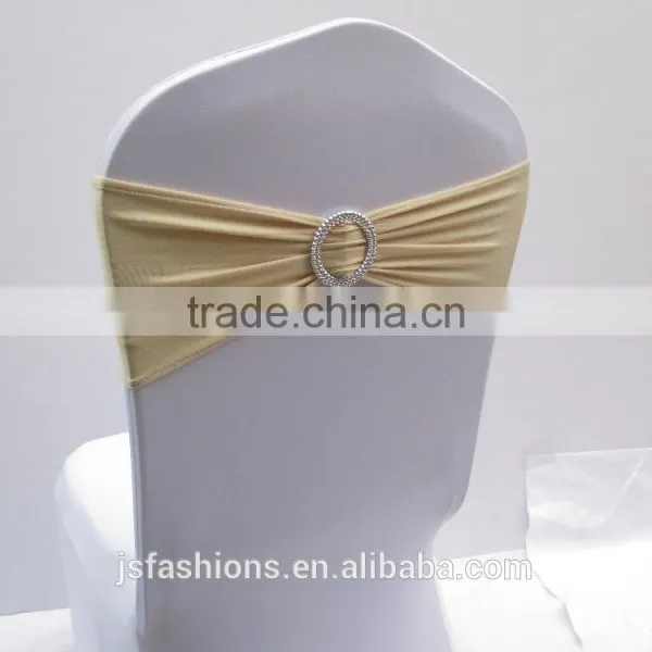 Big Discount Lavender Lycra Chair Bands With Round Buckle Lycra Chair Cover Sash Bands for Weddings Events Decoration photo-4