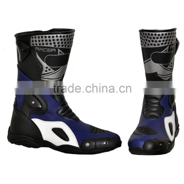 Motorbike Leather Boot/Racing Boot/ LEATHER MOTORCYCLE BOOT photo-4
