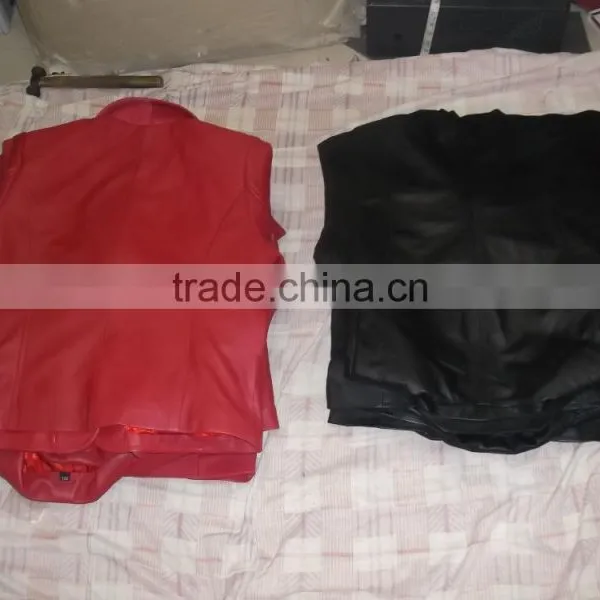 Short Body Women Leather Jacket in Lambskin photo-2