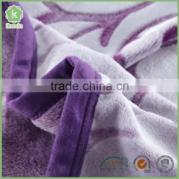 2015 Hot Sale Soft 100 Polyester Heavy Fleece Blanket photo-4
