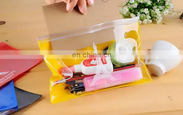 Eco-friendly Durable Students Plastic Pencil Bag