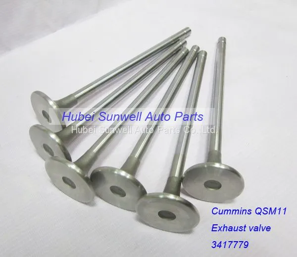 Cummins QSM11 Engine Exhaust Valve 3800637, 3417779, 3080976, 3417715 photo-2