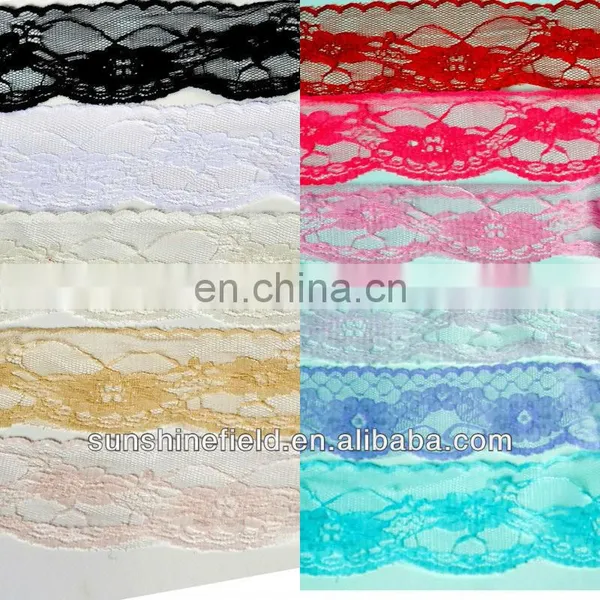 2.5 Inches Lace Trim Lace Ribbon By the Yard Wholesale Lace Trim photo-2