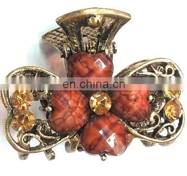 Wholesale Alloy Hair Claw Clip With Rhinestone for Women photo-6