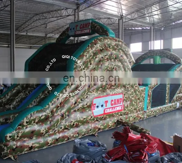 Military Army Camouflage Bootcamp Boot Camp Theme Inflatable Obstacle Course photo-6