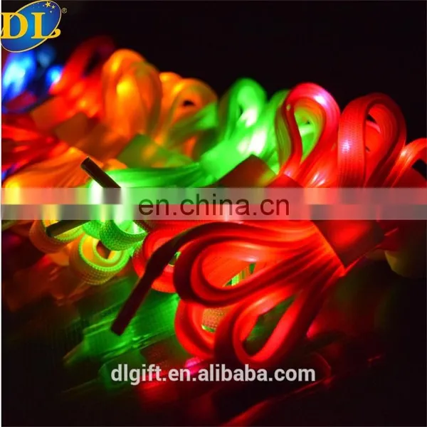 2018 Hot Selling Factory Price Led Shoe Lace Flashing Luminous LED Shoelaces photo-4