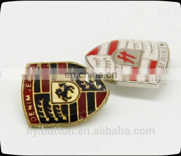 Fashional Decorative Metal Plate With Enamel Handbag Logo Metal Plate photo-4