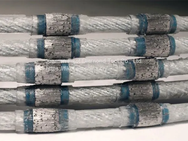 Multi Diamond Wire Saw for Granite Blcok Slab Cutting Squaring 6.3mm 7.3mm 8.3mm 8.8mm photo-3