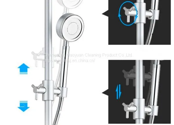 Simple Shower Spary Head Wall Mounted Bathroom Shower Set Mier Tap photo-3
