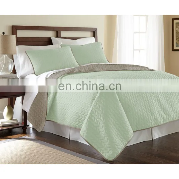 Wholesale Comforter Folded Soft Microfiber Lightweight Coverlet for All Season Fabric Microfiber Quilt photo-5