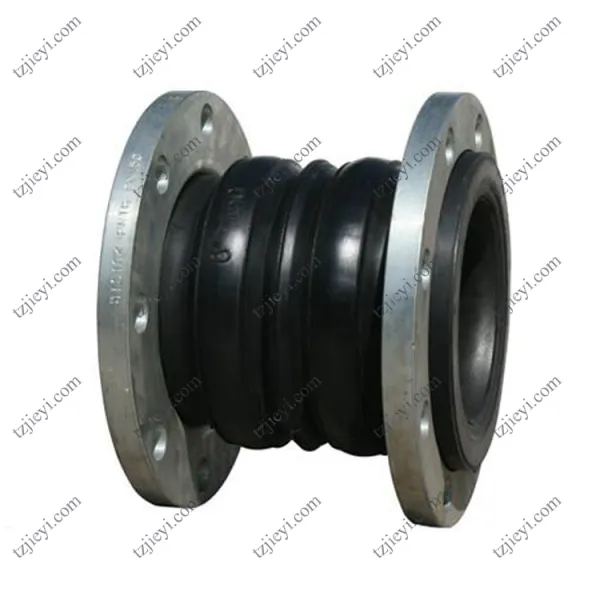DIN ANIS JIS Standard Stainless Steel 304 Flange Type Double Sphere Rubber Expansion Joint EPDM NR NBR Rubber photo-4