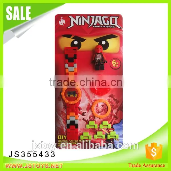 JSTOYS Funny Blocks Play Set Electronic Watch With Minifigures for Kids photo-6