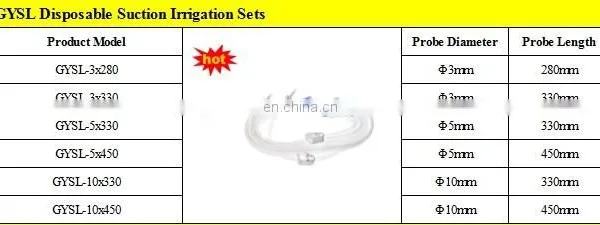 GEYI Factory Price Disposable Suction and Irrigation Instrument Laparoscopic Instrument photo-6
