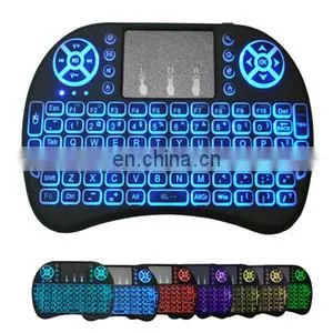 Hot Selling Backlight 2.4GHz I8 Mini Wireless Keyboard Touch I8 Air Fly Mouse Backlit Keyboard For Android Tv Box photo-4