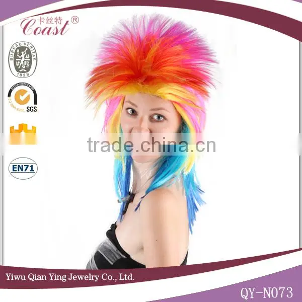 New Fashion Multi Color Punk Wig Promotional Wig