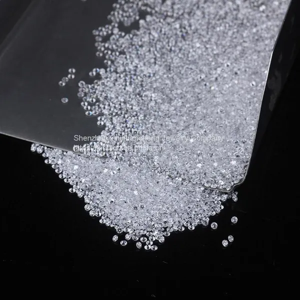 1.0carats 0.8~3.0mm Small Size Excellent Cut White D Color VVS1 Round Moissanite Stone Loose Gemstone photo-3