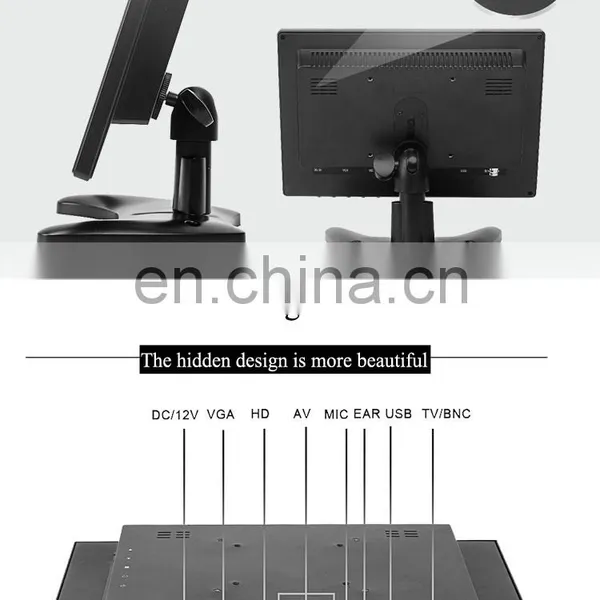 High Quality 10.1 Inch PC Computer Monitor With HDMI/VGA/AV/BNC/USB Input for Gaming Machine photo-5
