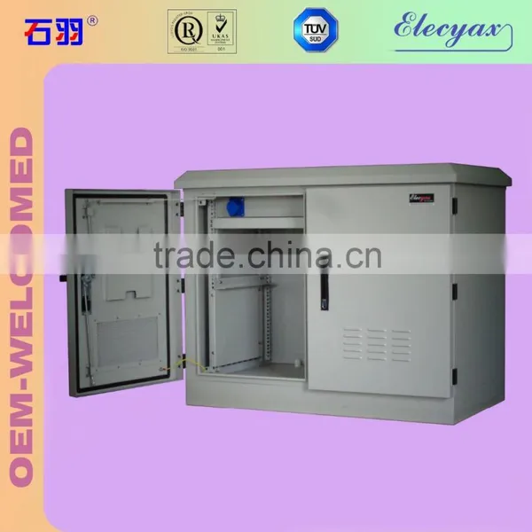 Telecom Outdoor Enclosure With Battery Shelf/SK-76105/battery Rack Cabinet With Air Conditioner Cooler Supplier's Choice photo-2