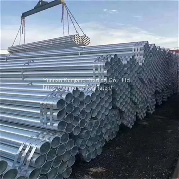 Yunnan Galvanized Steel Pipe Wholesale Q235 Hot Dip Galvanized Steel Pipe Greenhouse Vegetable Steel Pipe Specifications Are Complete photo-4