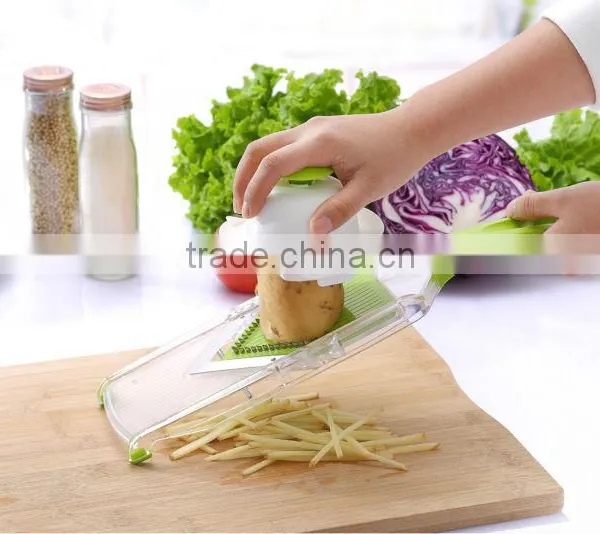 KH Respond Promptly Stainless Steel Peeler Mandolin Vegetable Slicer photo-2