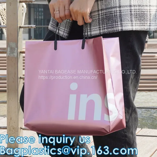 Goodie, Clothes, Boutique, Stores Soft Loop Handle Boutique Merchandise Apparel 100% Biodegradable Food Carrying Bag photo-4