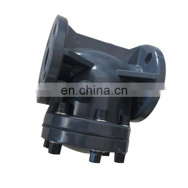 Wholesale Medium Pressure Manual Plastic Pvc UPVC Wafer Flange Check Valve For Acid Liquid photo-4