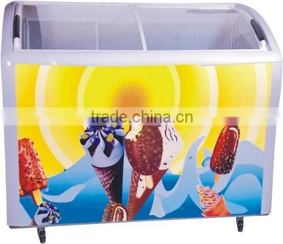 Supermarket Sliding Door Commercial Display Freezer With CE/ROHS photo-3