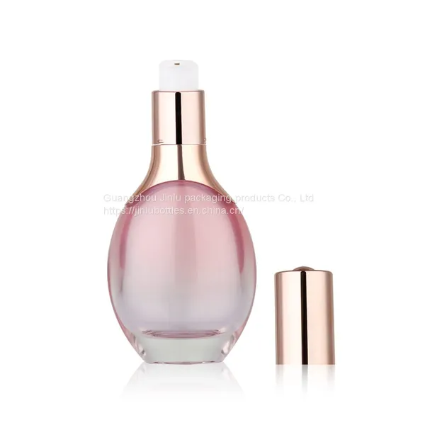 50g High End Cosmetic Glass Bottle 120ml Empty Bottle of Fashionable Skin Care Products photo-2