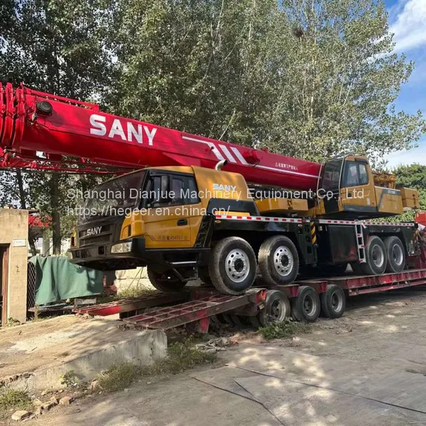 Подержанный кран SANY 25T 50T, всесезонный крупный кран, дешевый