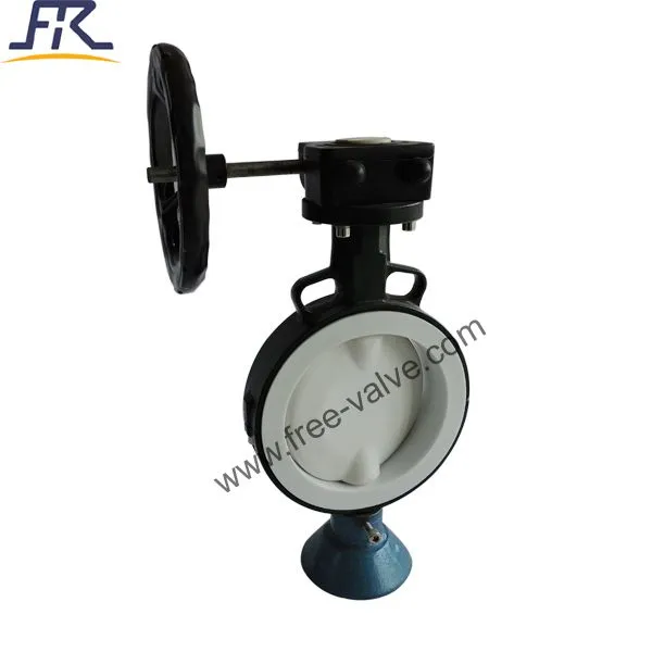 Worm Gear Fluorine Lined Butterfly Valve