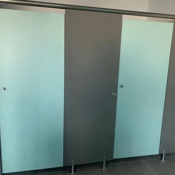 European Style Cubicle Toilet Customizable Material Phenolic Nylon HPL School Toilet Cubicles photo-4