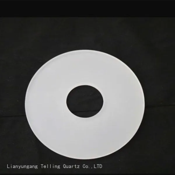 20mm Thick Round Quartz Plate Quartz Glass Disk Quartz Sheet photo-5