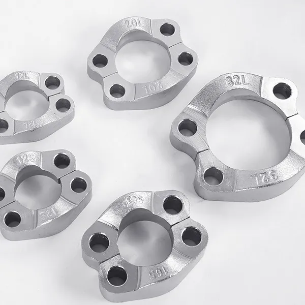 Stainless Steel Galvanized Flange, High-Pressure Welded Flange, SAE Split Flange, FL High-Pressure Hydraulic Hose Flange photo-3