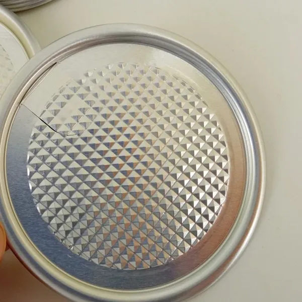 307# Aluminium Peel off End for Plastic Can Jar Lid photo-3