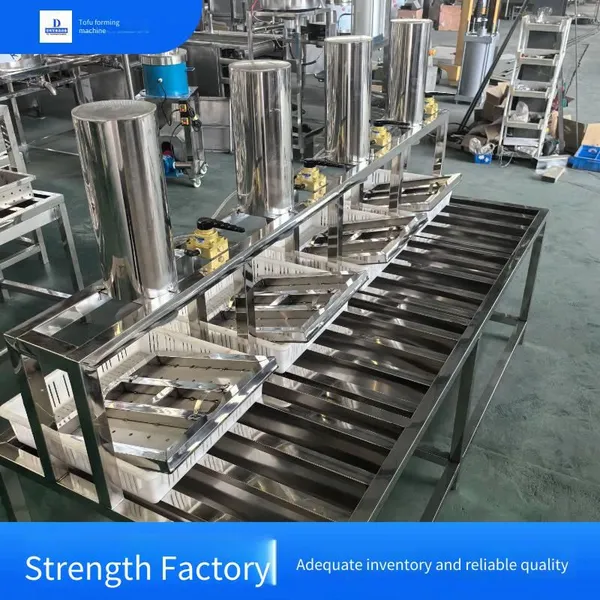 Commercial and Household Stainless Steel Tofu Forming Machine, High-efficiency Pneumatic Tofu Production Line photo-2