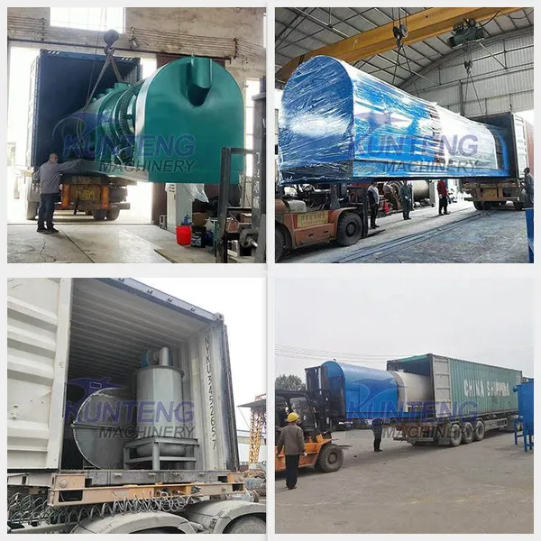 Thermal Self Circulating Continuous Coconut Shell Biomass Carbonization Furnace EPC photo-2